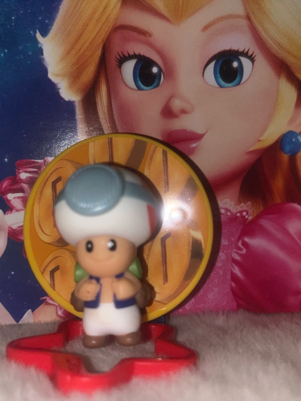 McDonald’s Super Mario Galaxy Toad Backpack Clip/Keychain